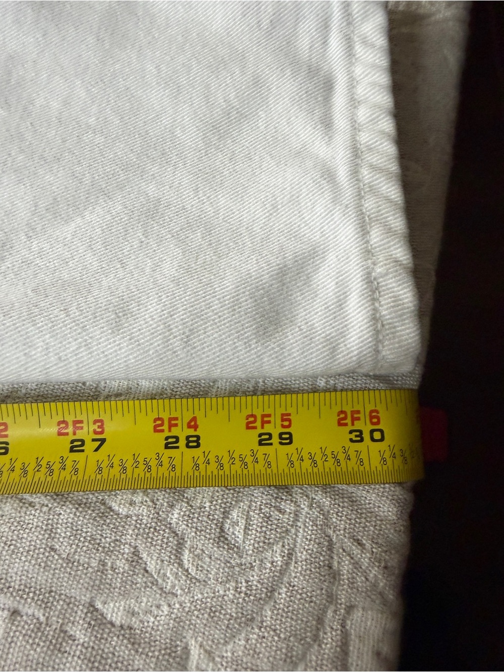 Cactus Jeans Women's White Wide Leg Jeans Size 10 - Trendy Statement Denim - Picture 9 of 11